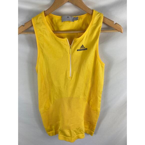 Adidas Stella McCartney Run Adizero Tank Yellow Size Medium - Picture 4 of 6